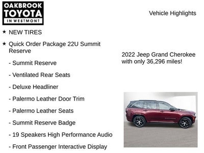 2022 Jeep Grand Cherokee Summit