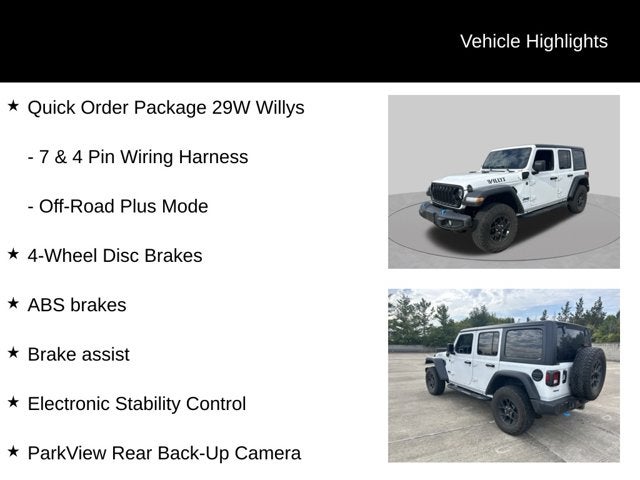 2024 Jeep Wrangler Willys 4xe