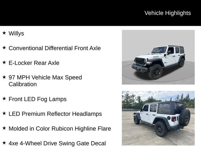2024 Jeep Wrangler Willys 4xe