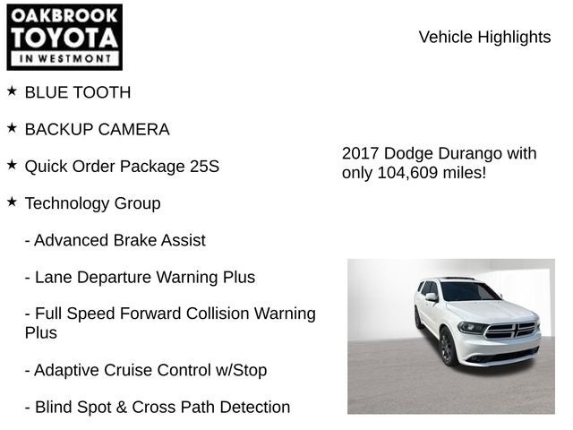 2017 Dodge Durango R/T