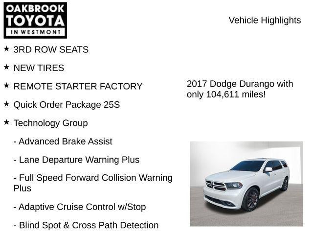 2017 Dodge Durango R/T