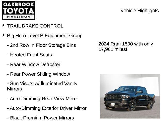 2024 RAM 1500 Big Horn/Lone Star