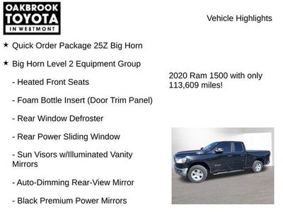 2020 RAM 1500 Big Horn/Lone Star