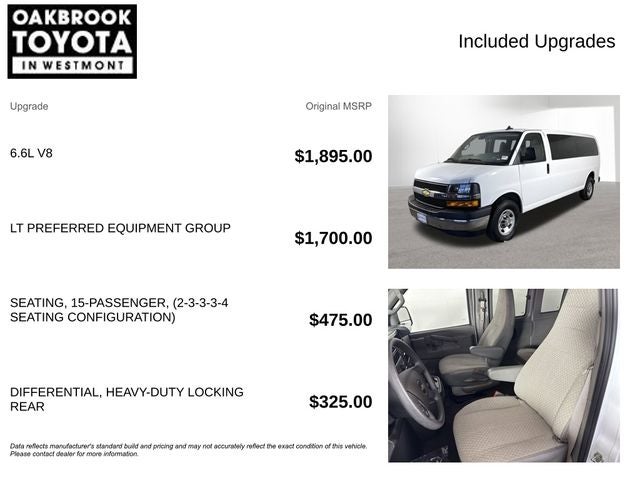 2024 Chevrolet Express 3500 LT Passenger