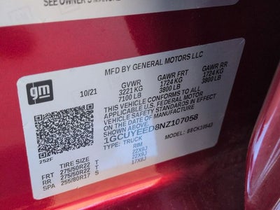 2022 Chevrolet Silverado 1500 LTD RST