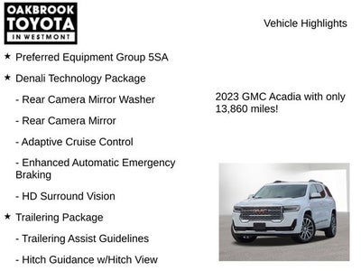 2023 GMC Acadia Denali