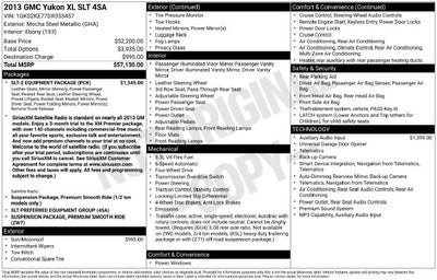 2013 GMC Yukon XL SLT 1500
