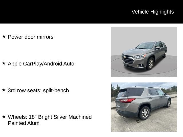2018 Chevrolet Traverse LT Cloth w/1LT