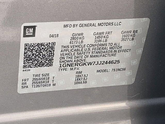 2018 Chevrolet Traverse LT Cloth w/1LT