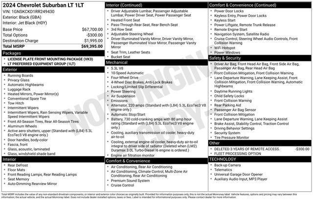 2024 Chevrolet Suburban LT