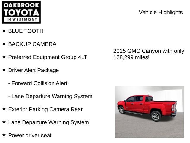 2015 GMC Canyon SLT