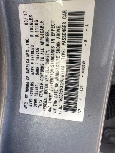 2017 Honda Accord LX