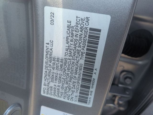 2022 Honda Accord EX-L