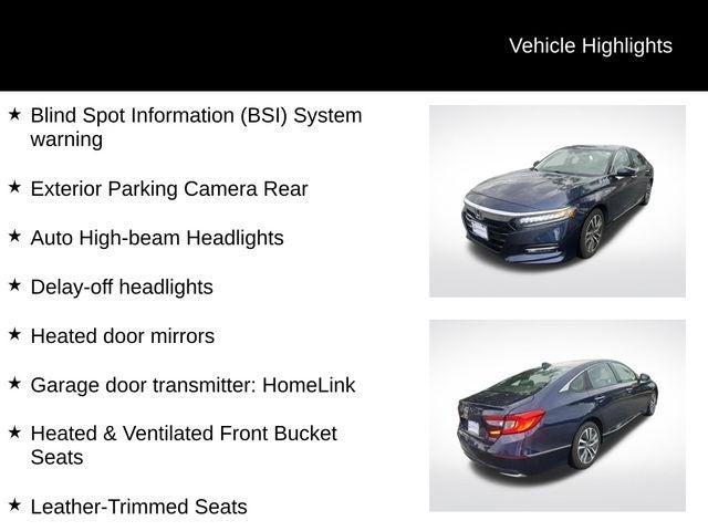2018 Honda Accord Hybrid Touring