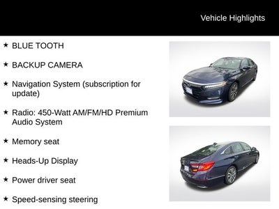 2018 Honda Accord Hybrid Touring