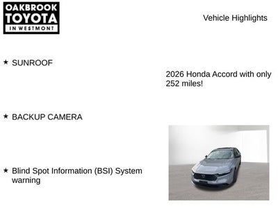 2026 Honda Accord SE