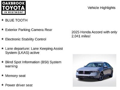 2025 Honda Accord EX-L