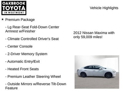 2012 Nissan Maxima 3.5 SV