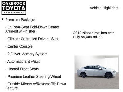 2012 Nissan Maxima 3.5 SV