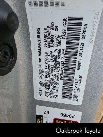 2009 Toyota COROLLA LE