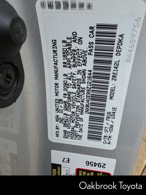 2009 Toyota COROLLA LE