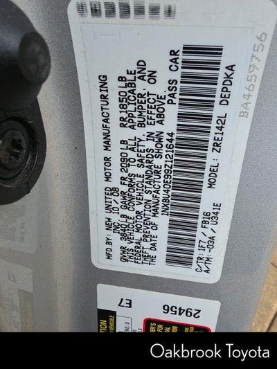 2009 Toyota COROLLA LE