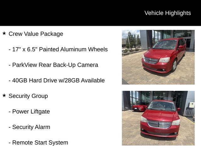 2012 Dodge Grand Caravan Crew