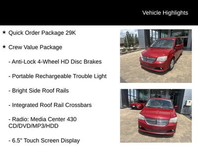 2012 Dodge Grand Caravan Crew