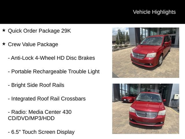2012 Dodge Grand Caravan Crew