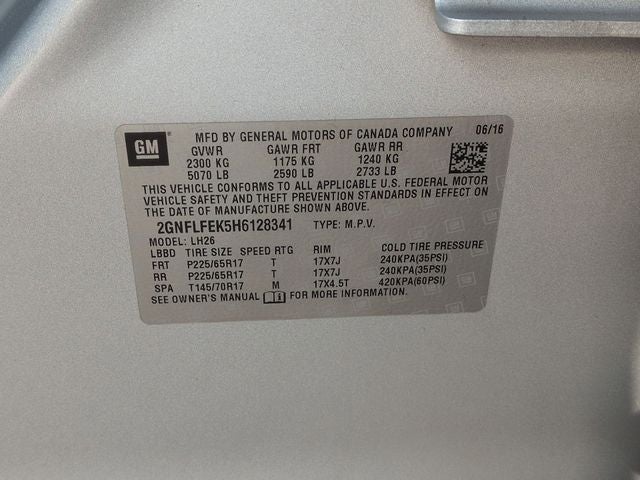 2017 Chevrolet Equinox LT