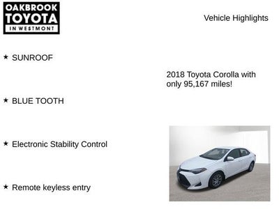 2018 Toyota COROLLA LE