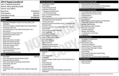 2014 Toyota Corolla LE