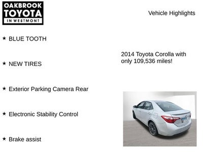 2014 Toyota Corolla S Plus