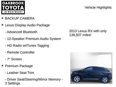 2013 Lexus RX 350 350