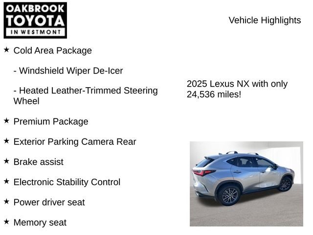 2025 Lexus NX 350 350 Premium