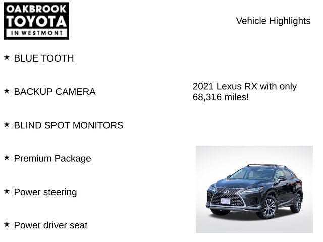 2021 Lexus RX 350