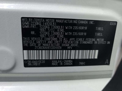 2026 Toyota RAV4 XLE Premium