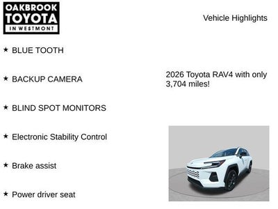 2026 Toyota RAV4 XLE Premium