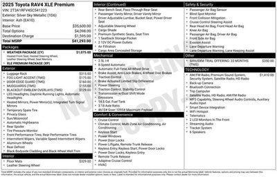 2025 Toyota RAV4 XLE Premium