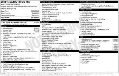 2023 Toyota RAV4 HYBRID XSE