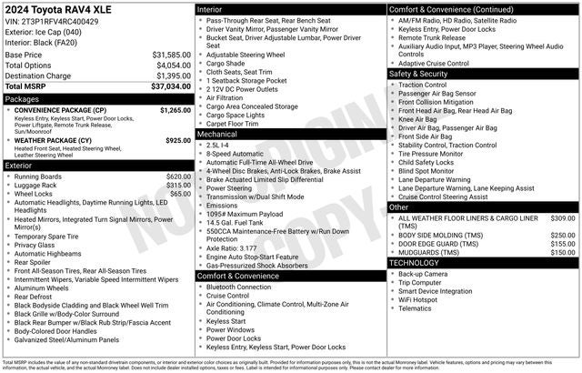2024 Toyota RAV4 XLE