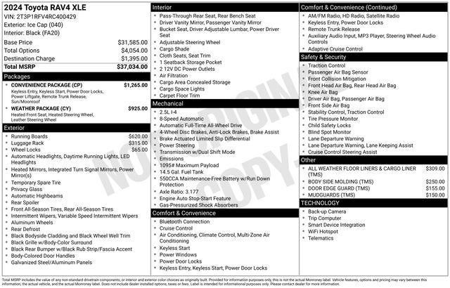 2024 Toyota RAV4 XLE
