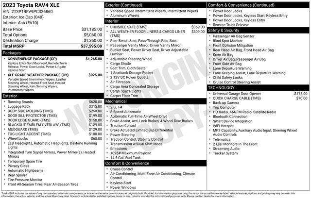 2023 Toyota RAV4 XLE