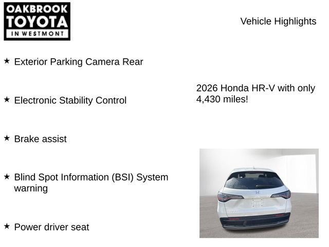 2026 Honda HR-V EX-L