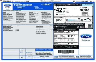2018 Ford Fusion S