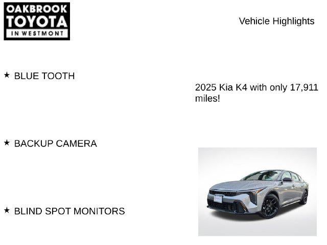 2025 Kia K4 GT-Line Turbo