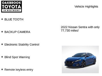 2022 Nissan Sentra SR