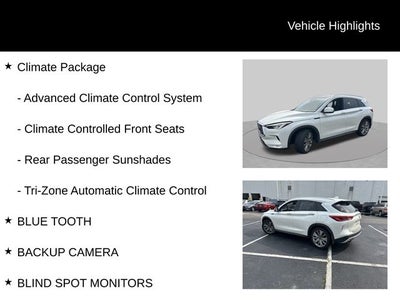 2021 INFINITI QX50 Sensory