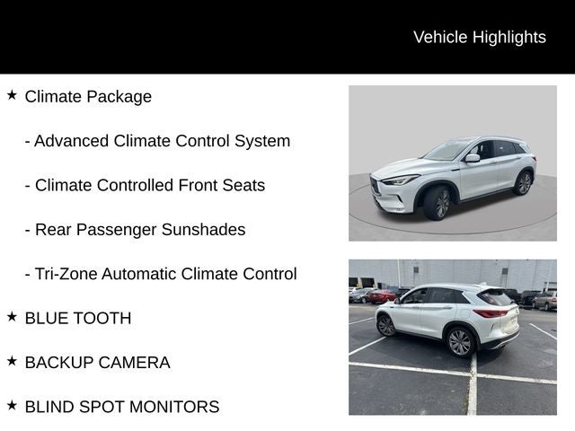 2021 INFINITI QX50 Sensory