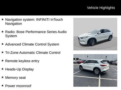2021 INFINITI QX50 Sensory